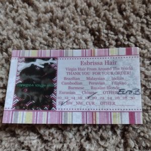 Human hair for extensions.